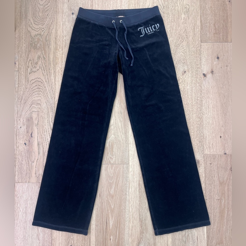 Juicy couture velour track pants size small
